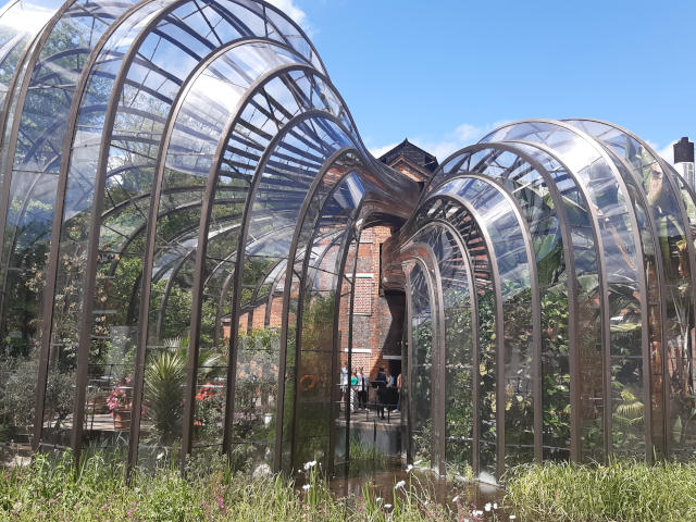 The Bombay Sapphire distillery glass house