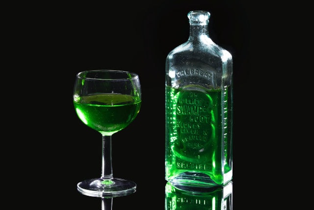 bottle of absinthe