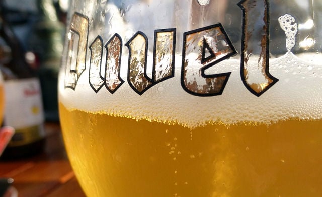 Duvel beer glass